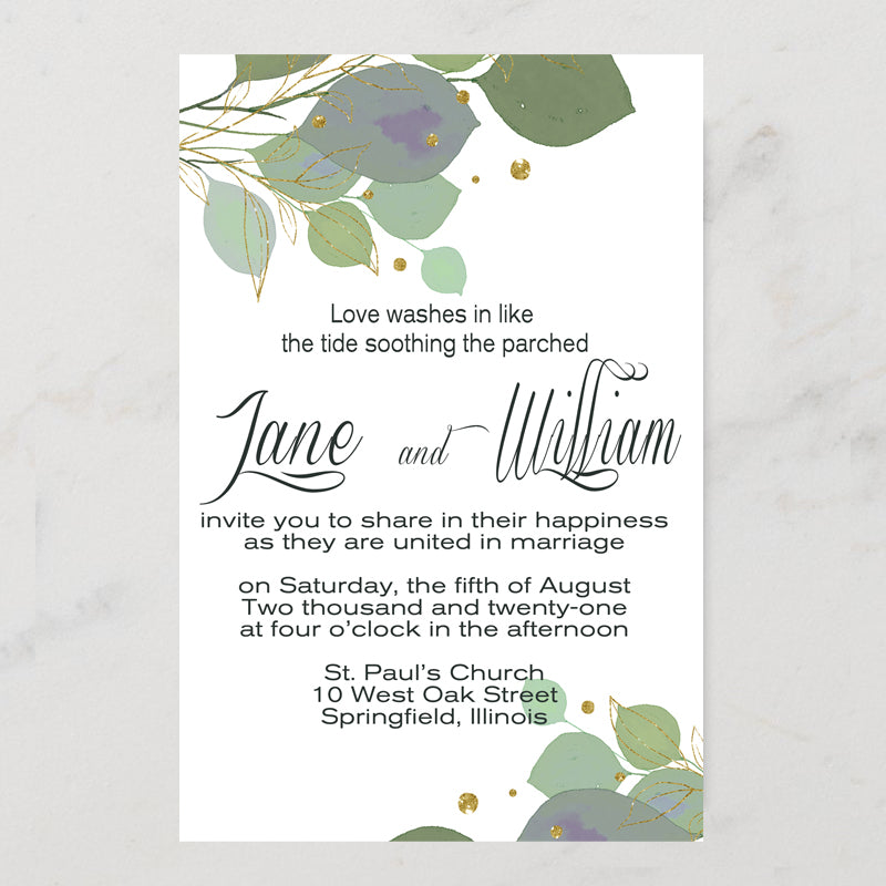 Blush Burgundy Floral Rustic Boho Wedding Invitation CIA003 – Charm Invites